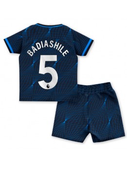 Chelsea Benoit Badiashile #5 Dječji Gostujuci Dres kompleti 2023-24 Kratak Rukavima (+ kratke hlače)